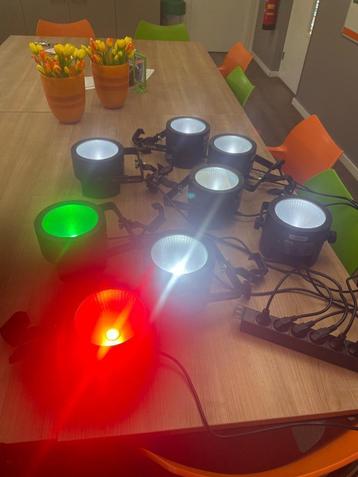 8 stuks Chauvet DJ COREpar Q120 par can wash spot LED ILS beschikbaar voor biedingen