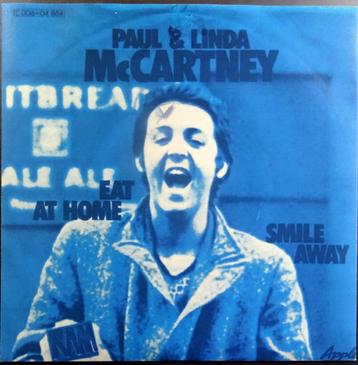Vinyl single Paul & Linda McCartney - Eat at home - € 2,00 beschikbaar voor biedingen