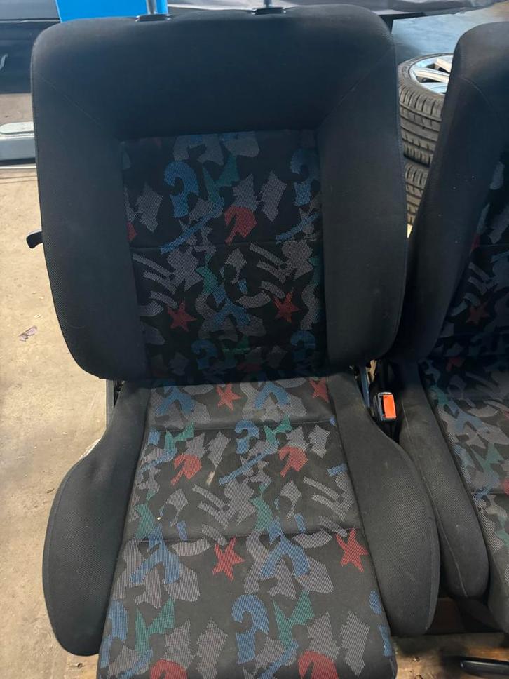 VW Golf 3 Cabrio stoelen achterbank zijpanelen Interieur, Auto-onderdelen, Interieur en Bekleding, Volkswagen, Gebruikt, Ophalen