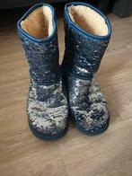 Sparkling UGGs, Ophalen, UGG, Blauw, Lage of Enkellaarzen