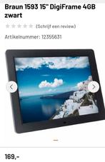 Braun digiframe 4GB, Ophalen of Verzenden, Zo goed als nieuw, 10 inch