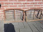 2 gietijzeren stalraampje uit 1924 brocante, Ophalen, Gebruikt, Minder dan 80 cm, Minder dan 80 cm
