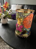 Partylite Lantaarn met Bloemen Design, Overige materialen, 25 tot 50 cm, Ophalen of Verzenden, Zo goed als nieuw
