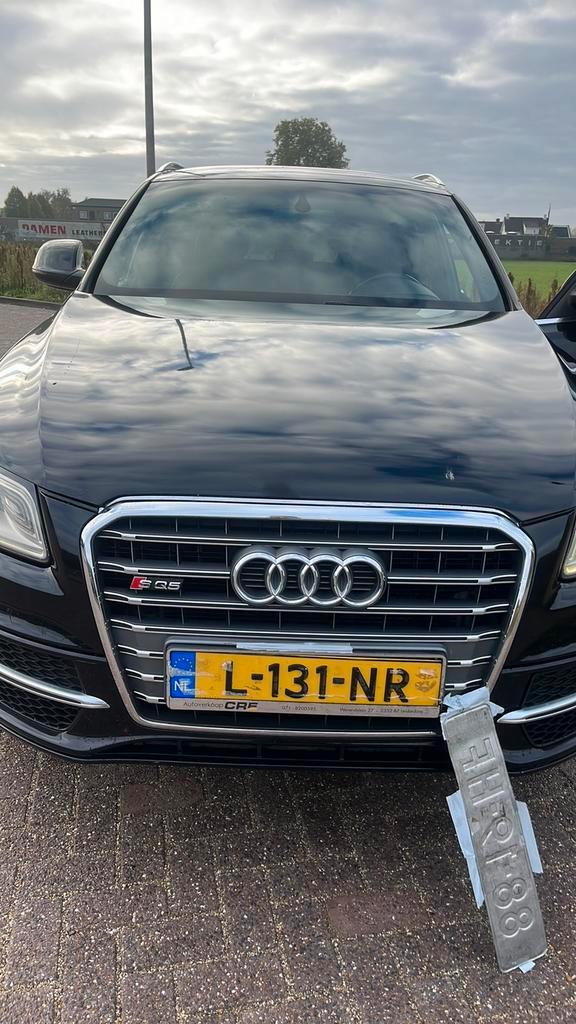 Audi Q5 Zwart, Auto's, Audi, Particulier, Q5, Benzine, SUV of Terreinwagen, Automaat, Geïmporteerd, Zwart, Zwart, Leder, Vierwielaandrijving