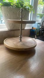 houten etagere met metaal Rivièra Maison, Huis en Inrichting, Woonaccessoires | Etagères, Ophalen of Verzenden, Gebruikt