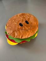 Knuffel hamburger XXL nieuw, Ophalen of Verzenden, Nieuw, Overige typen
