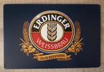 Erdinger 20x30 cm Reclamebord, Verzamelen, Biermerken, Ophalen of Verzenden, Nieuw, Reclamebord, Plaat of Schild, Overige merken