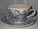 Staffordshire May Blossom kop en schotel 6 stuks, Antiek en Kunst, Antiek | Servies compleet, Ophalen of Verzenden