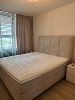 Boxspring 180/200, Huis en Inrichting, Slaapkamer | Boxsprings, Crème, Tweepersoons, Ophalen of Verzenden, Zo goed als nieuw