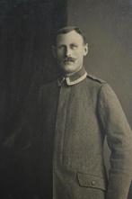 duitsland 1918 ww1 fotokaart soldaat uniform, Verzamelen, Ophalen, Overige soorten, Nederland, Embleem of Badge