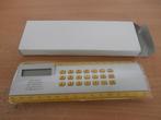 Rekenmachine en lineaal nieuw in de verpakking calculator, Ophalen of Verzenden, Nieuw