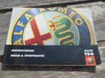 Instructieboek Alfa Romeo 156, 156 2.5 V6, 156 SW 2000, Ophalen of Verzenden