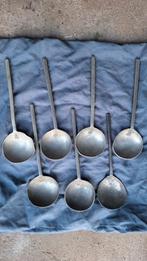 7 antieke tinnen lepels museum stukjes, Antiek en Kunst, Antiek | Tin, Ophalen of Verzenden
