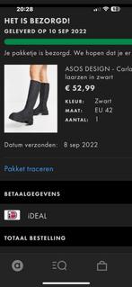 Nieuwe niet gedragen dameslaarzen, maat 42., Ophalen of Verzenden, Zo goed als nieuw, Zwart, Hoge laarzen