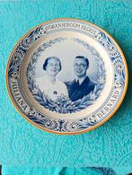 Mosa Plateel Gedenkbord Juliana & Bernard, Ophalen of Verzenden