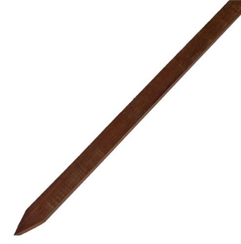 Paal hardhout fijnbezaagd 40 x 40 x 1200 mm, Tuin en Terras, Palen, Balken en Planken