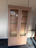 Vitrinekast in zeer goede staat, Ophalen, 50 tot 100 cm, Zo goed als nieuw, 150 tot 200 cm