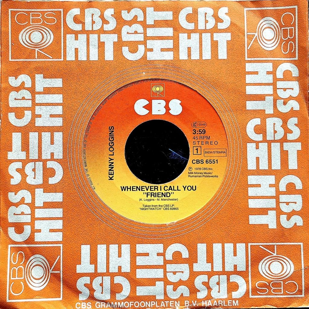 7"/SINGLE  KENNY LOGGINS - Whenever I Call You Friend, Ophalen of Verzenden, Gebruikt, Pop