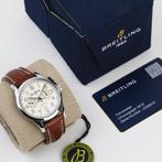 Breitling Transocean 1915 Limited Edi. 43 (Zeer goed/ 2022), Leer, Staal, Breitling, Polshorloge