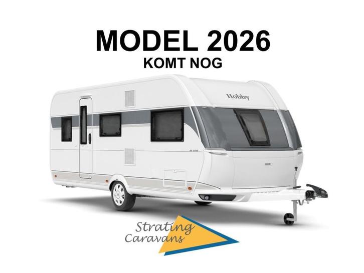 Hobby De Luxe 540 KMFE NIEUW!! STAPPELBED!!, Caravans en Kamperen, Caravans, Bedrijf, tot en met 6, 1250 - 1500 kg, Overige, Hobby
