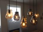 Moderne hanglamp voor eettafel, Huis en Inrichting, Lampen | Hanglampen, Ophalen, Zo goed als nieuw, Glas, 75 cm of meer