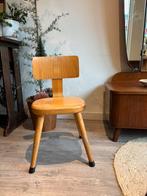 Vintage beukenhouten schoolstoeltje/stoeltje/kleuter stoel, Ophalen, Gebruikt, Overige kleuren, Vintage