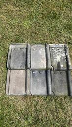52 stuk oude tuile du nord, Doe-het-zelf en Verbouw, Dakpannen en Dakbedekking, Ophalen, Gebruikt, Steen of Klei, Blauw