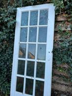 Oude glazen deur zonder klink, Doe-het-zelf en Verbouw, Deuren en Horren, Ophalen, Gebruikt, 80 tot 100 cm, Binnendeur