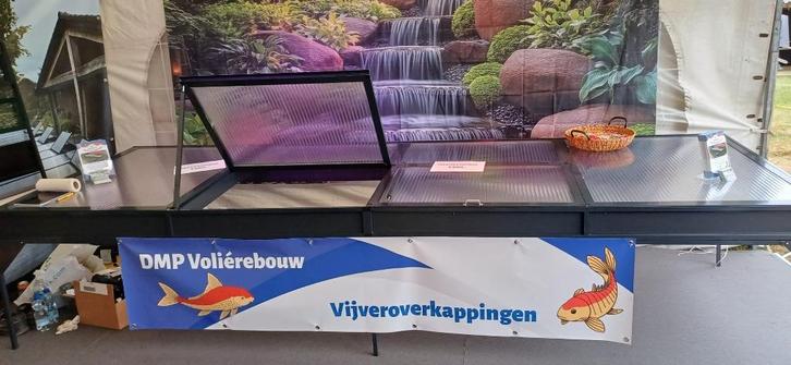 AANBIEDINGS Vijveroverkapping, Tuin en Terras, Vijver-toebehoren, Zo goed als nieuw, Overige typen, Ophalen