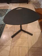 Zwarte Bijzettafel met Handvat, Huis en Inrichting, Tafels | Bijzettafels, Ophalen, Minder dan 45 cm, Minder dan 55 cm, Gebruikt