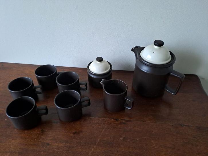 Doverstone Design Servies Jaren 70 KERST TIP, Huis en Inrichting, Keuken | Servies, Gebruikt, Kop(pen) en/of Schotel(s), Overige stijlen