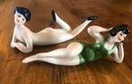 Porselein/ bisquit / Art Deco  Pin Up beeldjes, Ophalen of Verzenden