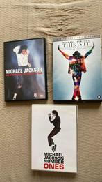 3 x micheal jackson op dvd 15,00, Alle leeftijden, Ophalen of Verzenden, Zo goed als nieuw