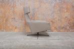 ZGAN taupekleurige leren Leolux Elixir design draaifauteuil, Huis en Inrichting, Fauteuils, Ophalen, Leolux, Leolux, Design