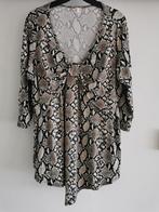 Blouse met slangenprint mt. L, Verzenden, Zo goed als nieuw, Maat 42/44 (L), Overige kleuren