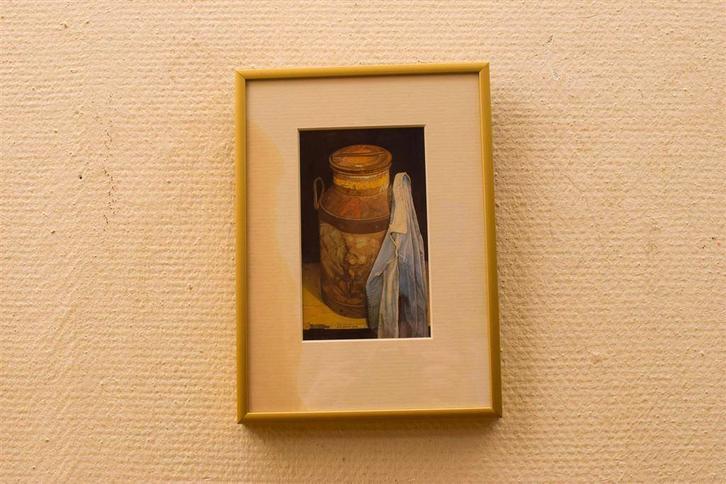 prent van een Melkbus met een A geschilderd 49257, Verzamelen, Ansichtkaarten | Nederland, Ongelopen, Noord-Brabant, Voor 1920