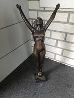Beeld vrouw brons, Antiek en Kunst, Ophalen