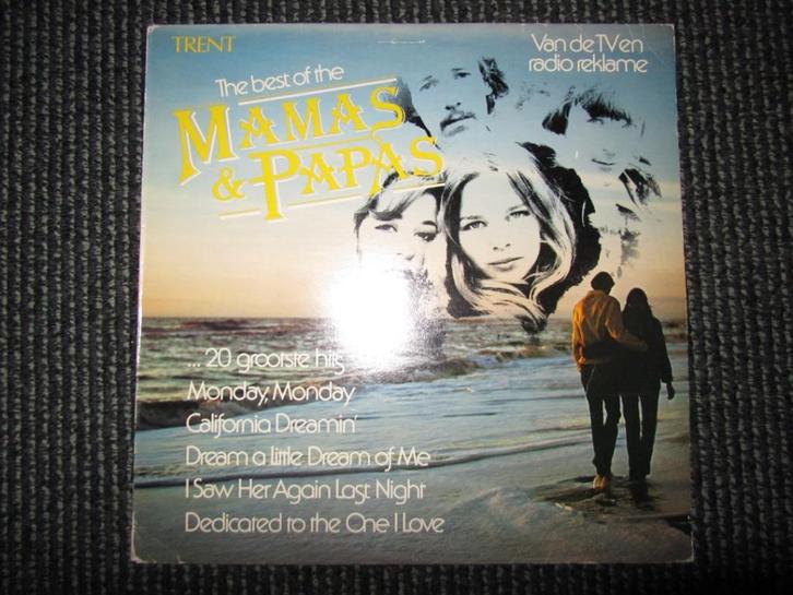 LP The Best of The Mamas & Papas - 1977 California Dreamin', Cd's en Dvd's, Vinyl | Pop, 1960 tot 1980, Ophalen of Verzenden