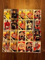 Set 20 voetbalkaarten PSV [Panini/Topps], Ophalen of Verzenden, Zo goed als nieuw, PSV, Poster, Plaatje of Sticker