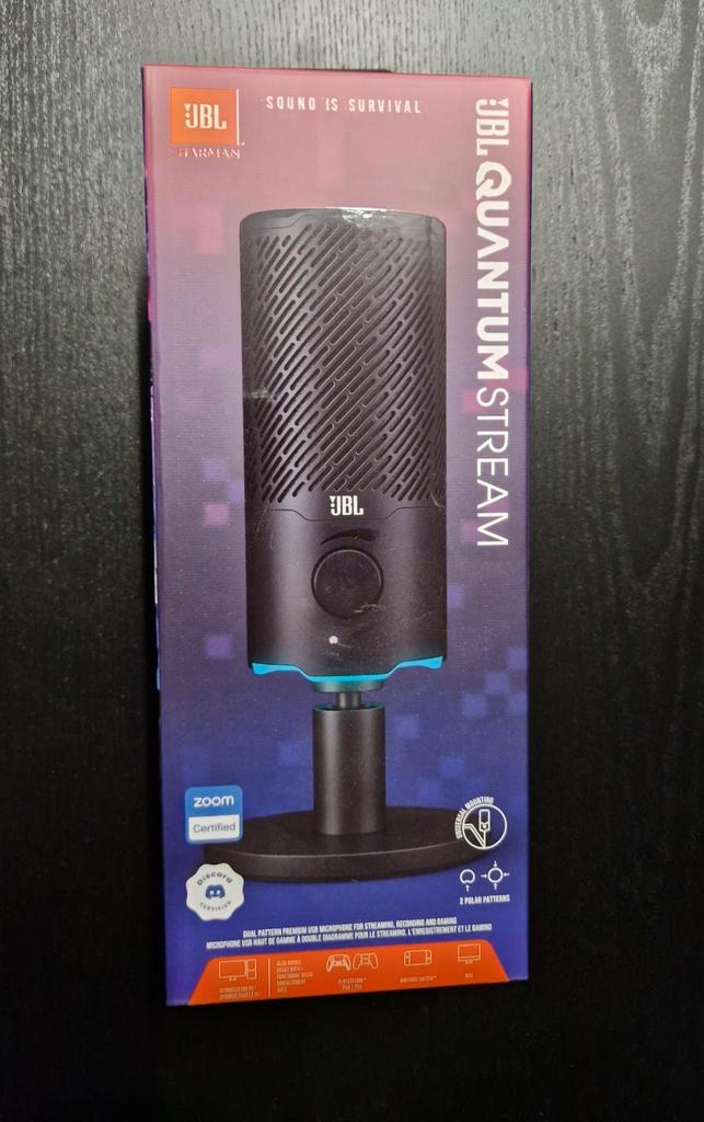 JBL Quantum Stream USB Microfoon, Muziek en Instrumenten, Microfoons, Nieuw, Studiomicrofoon, Ophalen of Verzenden