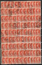 Postzegels NL Jubileum 1923 100x nr. 124 gestempeld, Verzenden, T/m 1940, Gestempeld