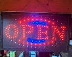 licht reclame open .. netstroom, Ophalen of Verzenden, Zo goed als nieuw, Reclamebord