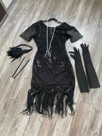 Charleston Jurk Compleet - Maat M, Kleding | Dames, Maat 38/40 (M), Carnaval, Ophalen of Verzenden, Zo goed als nieuw