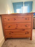 Nieuwe houten ladekast, 100 tot 150 cm, Nieuw, 3 of 4 laden, Grenenhout