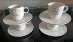 🌷4 theemokken met schotel van the artisan kitchen, Huis en Inrichting, Keuken | Servies, Verzenden, Zo goed als nieuw, Overige stijlen