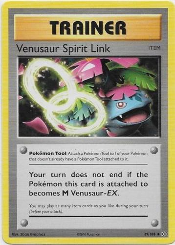 Evolutions,  Venusaur Spirit Link [uncommon] 89/108 beschikbaar voor biedingen