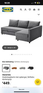 Hoekslaapbank met opberger, friheten ikea, Huis en Inrichting, Ophalen, Zo goed als nieuw, Tweepersoons, 140 cm