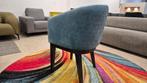 Showroom model design stoel van €145,- voor €50,-, Modern design, Blauw, Nieuw, Ophalen of Verzenden