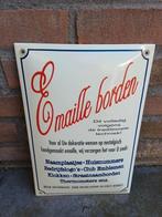 Emaille wandbord Emaille borden, Verzamelen, Ophalen of Verzenden, Zo goed als nieuw, Reclamebord