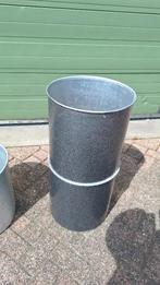 emmer ton plantenbak afvalbak metaal ijzer, Ophalen, Gebruikt, Industriepark 2a 9351PA Leek, H.O.Albert Ale Slotema